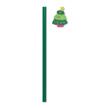 CLAUS - Matita natalizia con gomma - Gadget.it - 