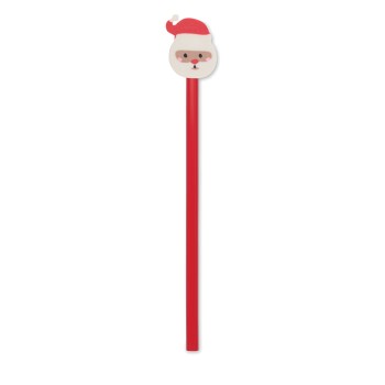 CLAUS - Matita natalizia con gomma - Gadget.it - 