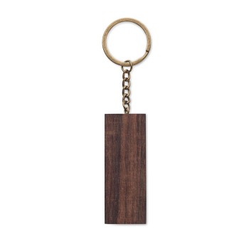 Portachiavi in legno noce con stand - CODE - Gadget.it - 