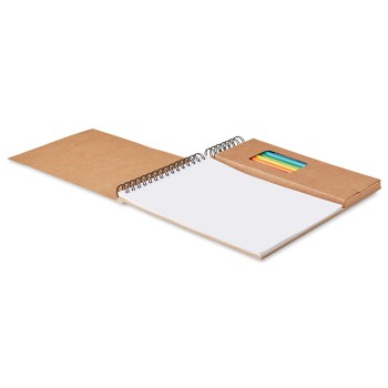 Set notebook e 8 matite colorate - COLOPAD - Gadget.it - 
