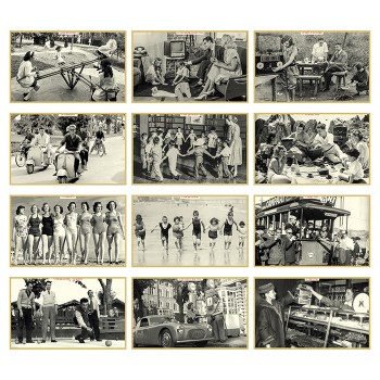 Calendario Come Eravamo 31x52,5 - Gadget.it - Calendario Mensile Come Eravamo Almanacco Italiano 31x52,5 cm