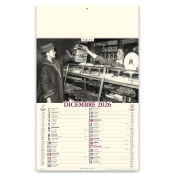 Calendario Come Eravamo 31x52,5 - Gadget.it - Calendario Mensile Come Eravamo Almanacco Italiano 31x52,5 cm