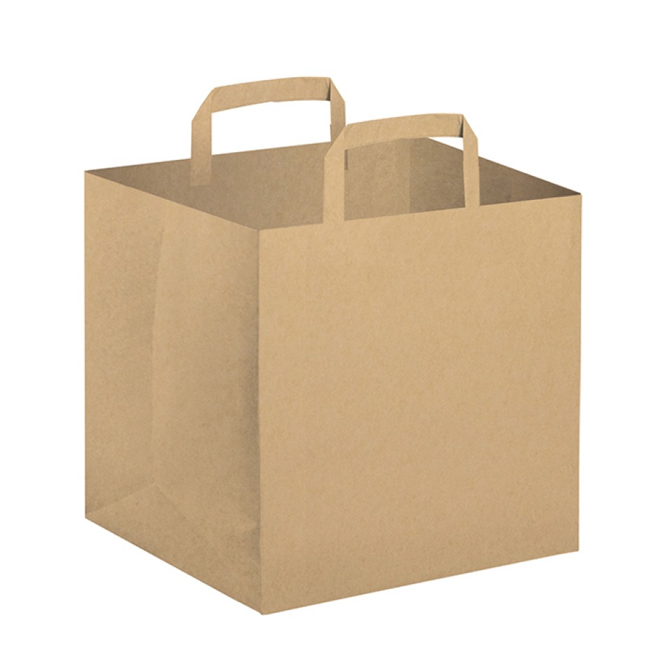 Borsa di carta 26x16x31 cm - COMPACT TAKE AWAY - Gadget.it - 