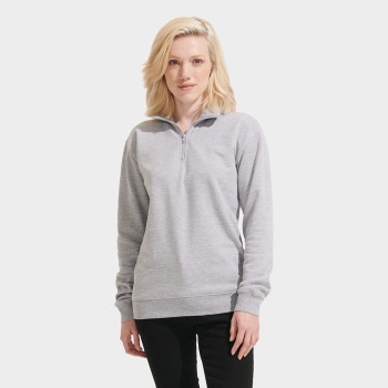 Felpa Collo Alto con 1/4 Zip SOL'S CONRAD 280 g/m² - Gadget.it - 
