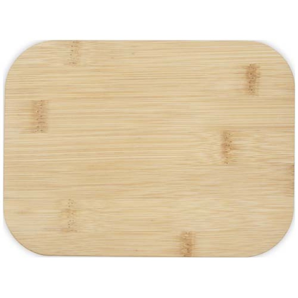 Contenitore per pranzo Roby di vetro con coperchio in bambù - Gadget.it - 