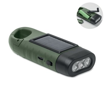 CRANCH - Torcia solare con dinamo - Gadget.it - 