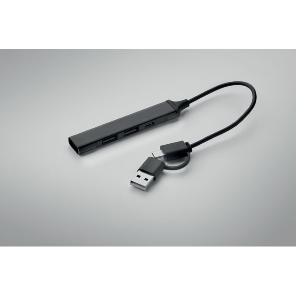 CURRENT - Hub USB a 4 porte 19 cm - Gadget.it - 