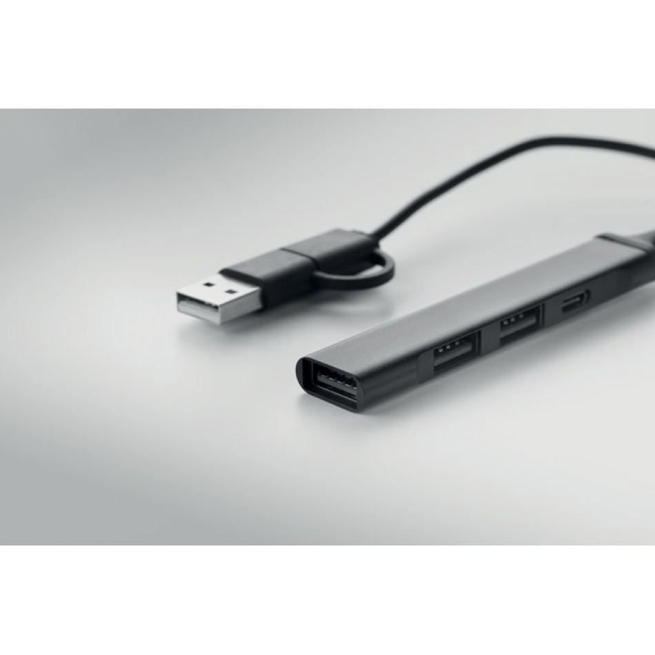 CURRENT - Hub USB a 4 porte 19 cm - Gadget.it - 