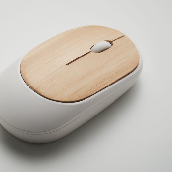 CURVY BAM - Mouse senza fili in bambù - Gadget.it - 