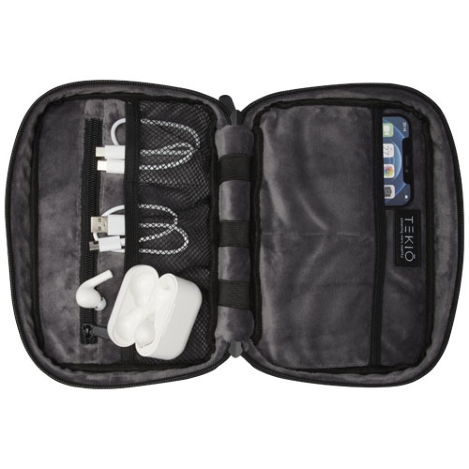 Custodia organizer in materiale riciclato certificato GRS Rise   - Gadget.it - 