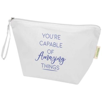 Custodia per accessori grande in tessuto biologico certificato OCS da180 g/m² Odisha - 3L - Gadget.it - 