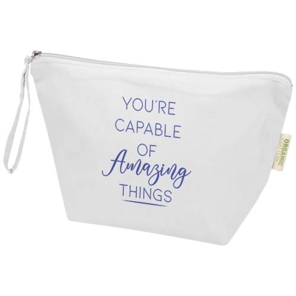 Custodia per accessori grande in tessuto biologico certificato OCS da180 g/m² Odisha - 3L - Gadget.it - 