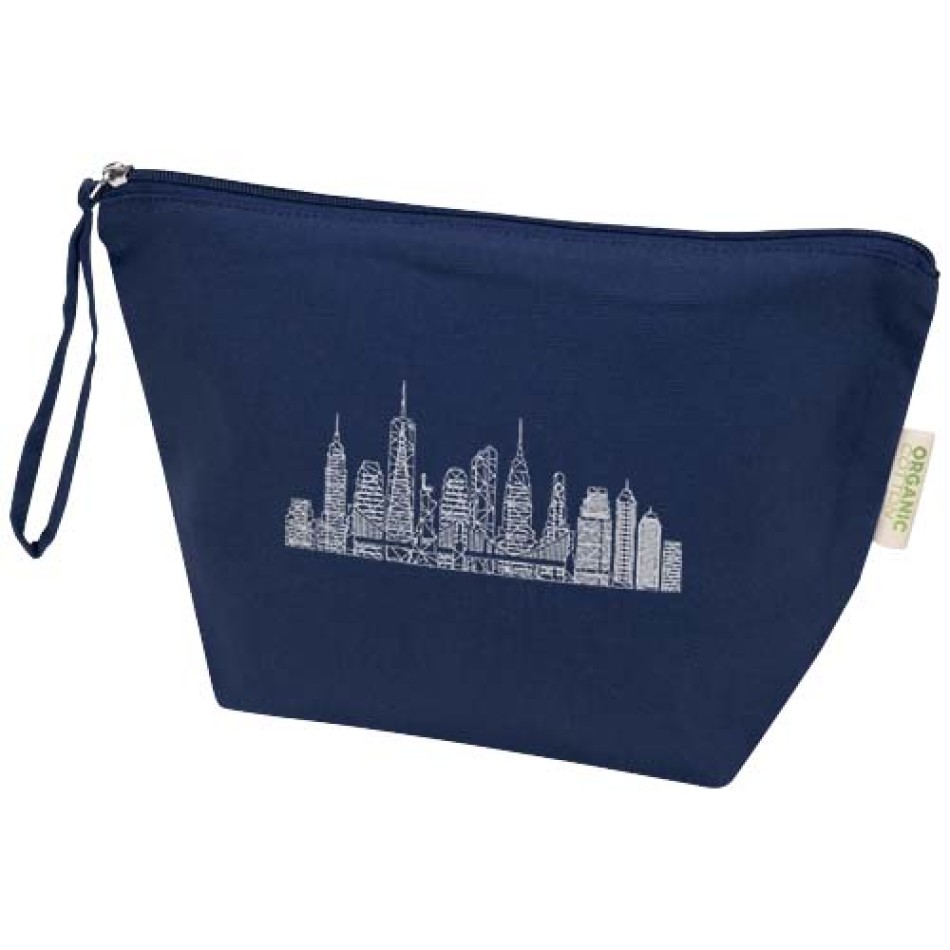 Custodia per accessori grande in tessuto biologico certificato OCS da180 g/m² Odisha - 3L - Gadget.it - 