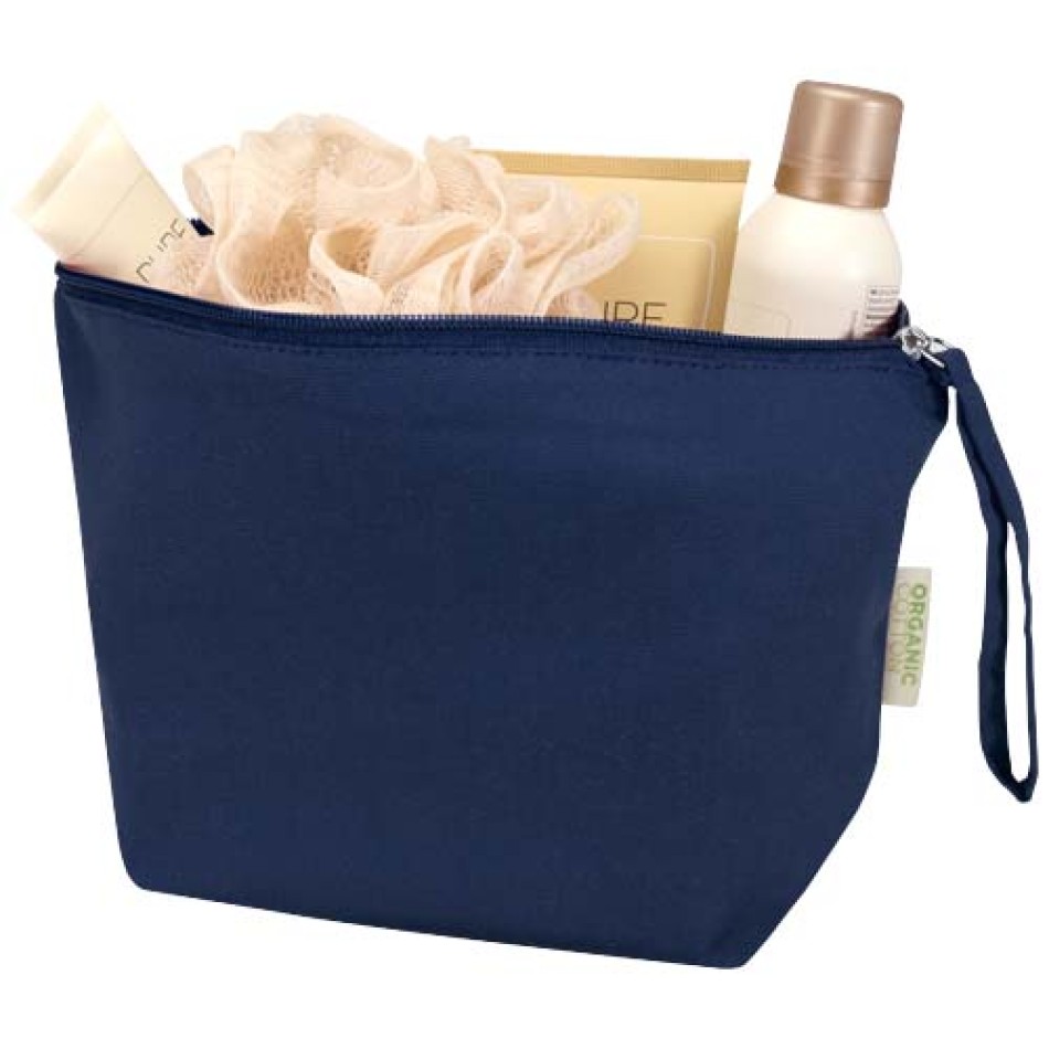 Custodia per accessori grande in tessuto biologico certificato OCS da180 g/m² Odisha - 3L - Gadget.it - 