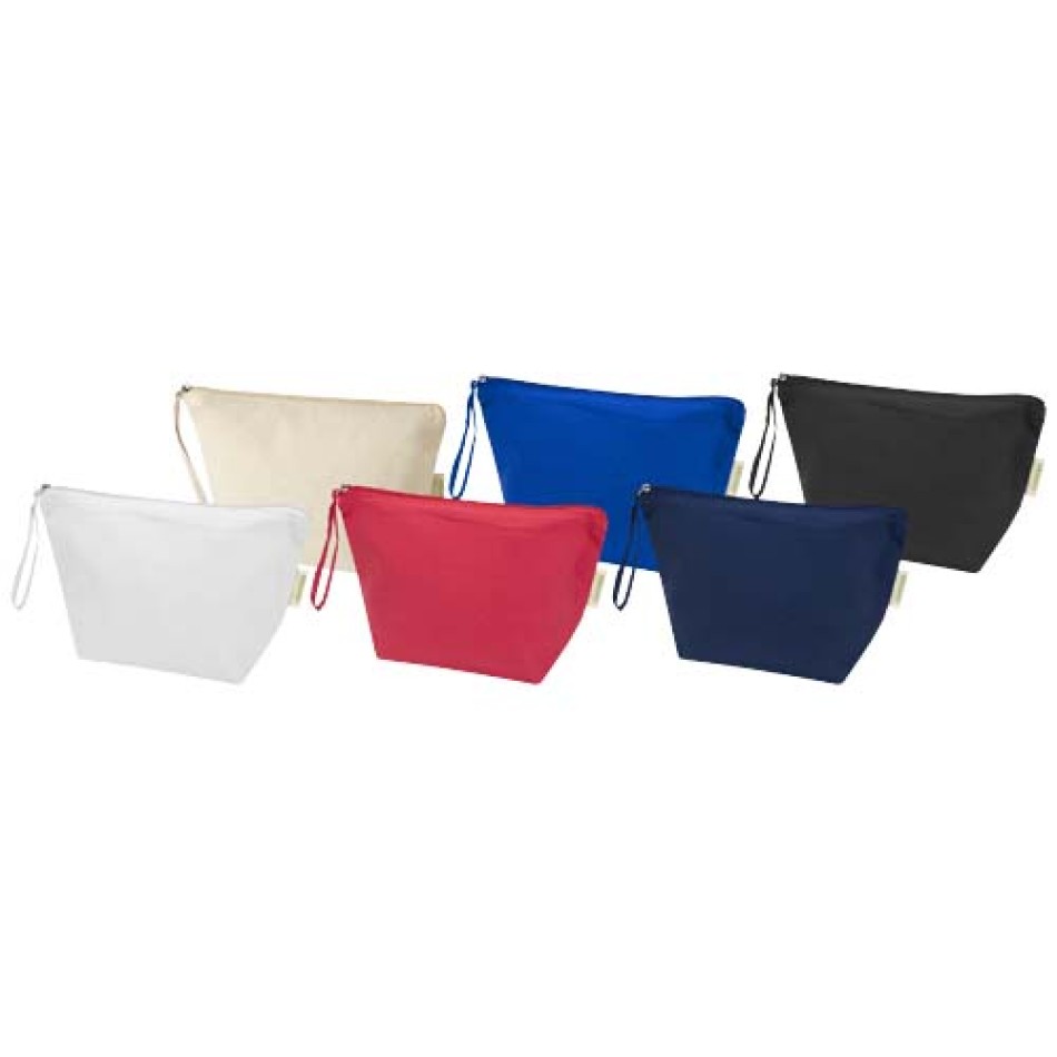 Custodia per accessori grande in tessuto biologico certificato OCS da180 g/m² Odisha - 3L - Gadget.it - 