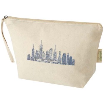 Custodia per accessori grande in tessuto biologico certificato OCS da180 g/m² Odisha - 3L - Gadget.it - 