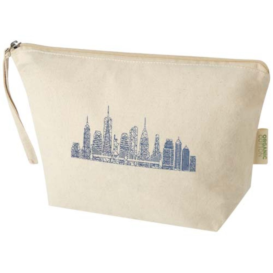 Custodia per accessori grande in tessuto biologico certificato OCS da180 g/m² Odisha - 3L - Gadget.it - 