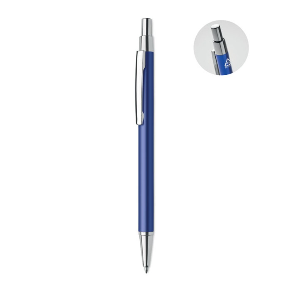 Penna in alluminio riciclato refill blu - DANA - Gadget.it - 