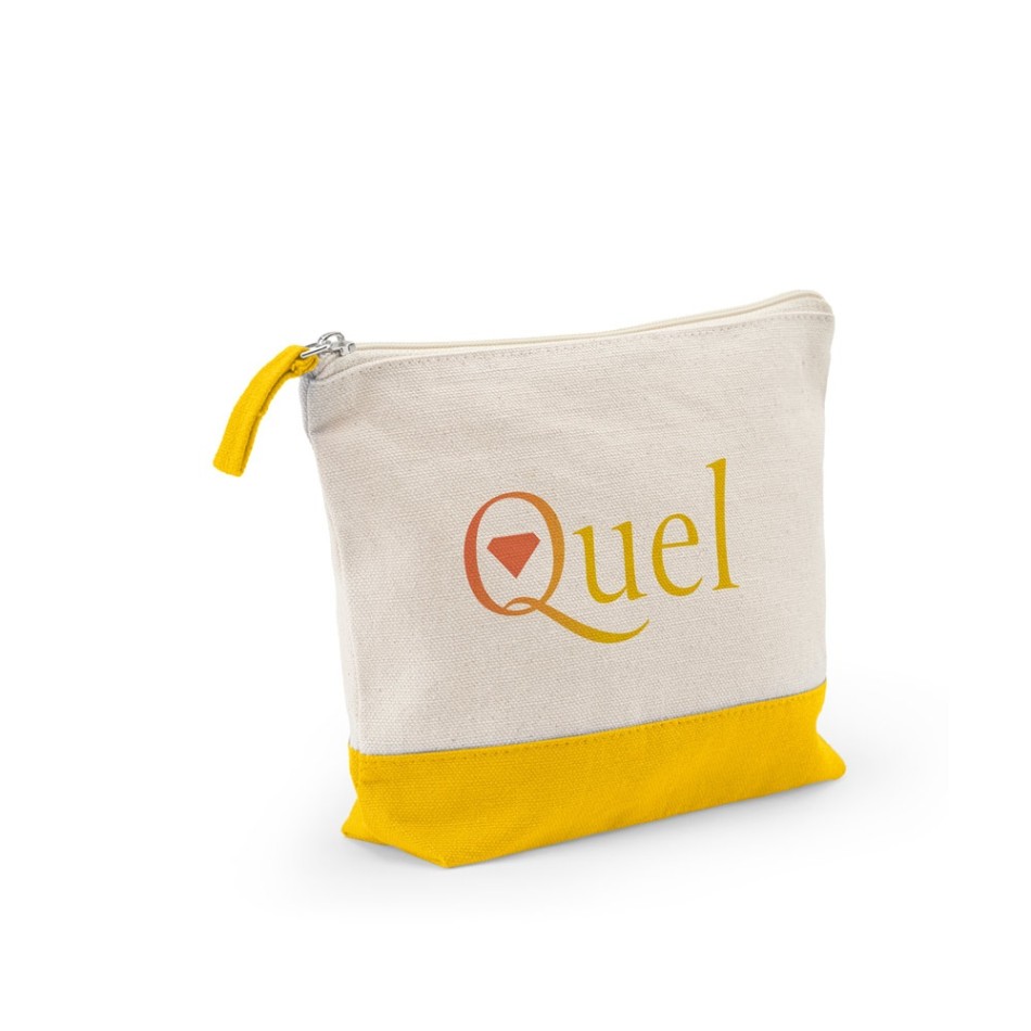 DAPHNE. Borsa per cosmetici 100% cotone(320 g/m²) bicolore - Gadget.it - 