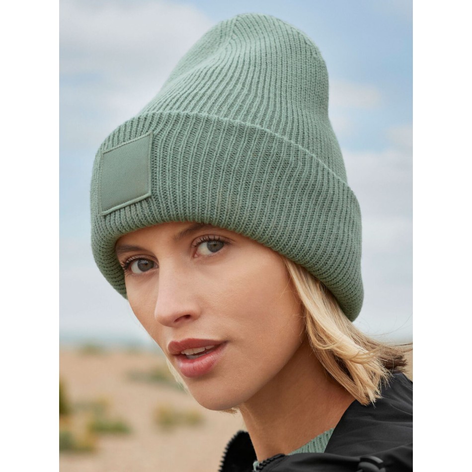 Deep Cuffed Tonal Patch Beanie  - Gadget.it - 