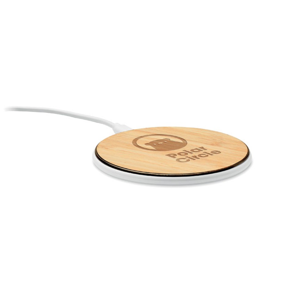 Caricatore wireless in bamboo - DESPAD - Gadget.it - 