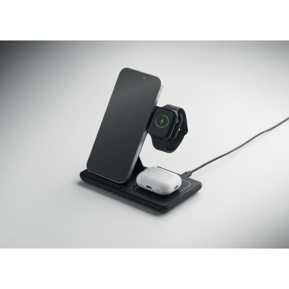 DOCK3 - Caricabatterie pieghevole 3 in 1 d - Gadget.it - 