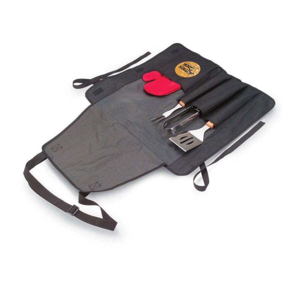 DONAU EAST - Grembiule con 3 utensili - Gadget.it - 