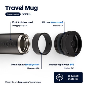 Dopper, tazza da viaggio 300 ml - Gadget.it - 