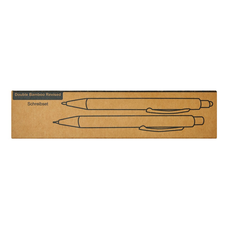 DOUBLE BAMBOO REVISED - Set da scrittura - Gadget.it - 