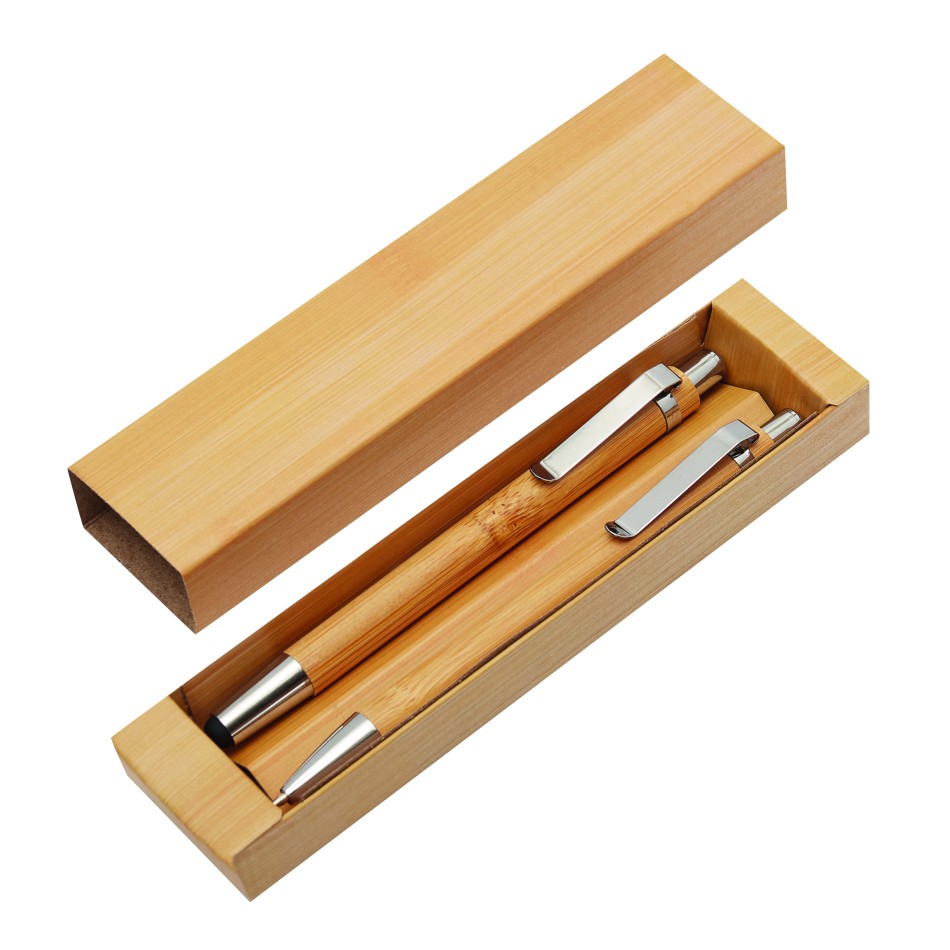 DOUBLE BAMBOO - Set da scrittura - Gadget.it - 
