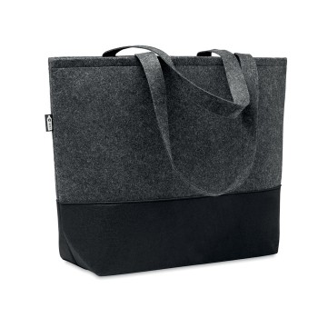 Shopper in feltro RPET 55X15X39 cm - DUO INDICO - Gadget.it - 