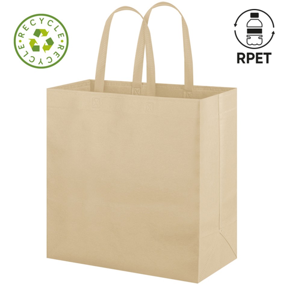 Borsa in TNT e RPET 40x20X40 cm - ECOBAG 2 - Gadget.it - 