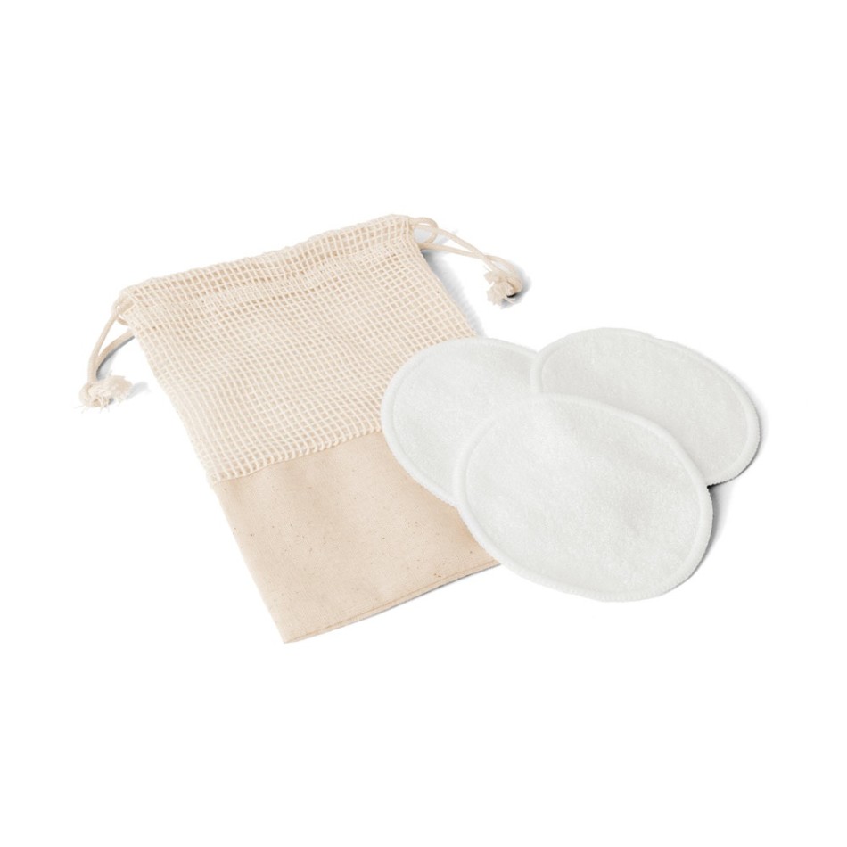 Dischetti detergenti lavabili con bustina in cotone naturale - Gadget.it - 