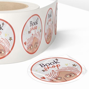 Etichetta trasparente 5x5 xm - Gadget.it - 