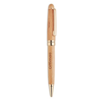 Penna in bamboo refill blu - ETNA - Gadget.it - 