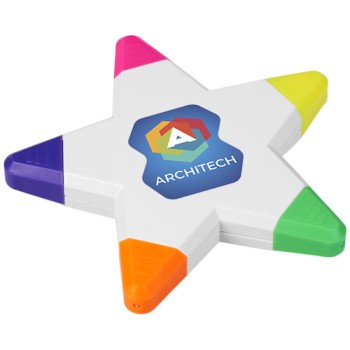 Evidenziatore a forma di stella Solvig - Gadget.it - 