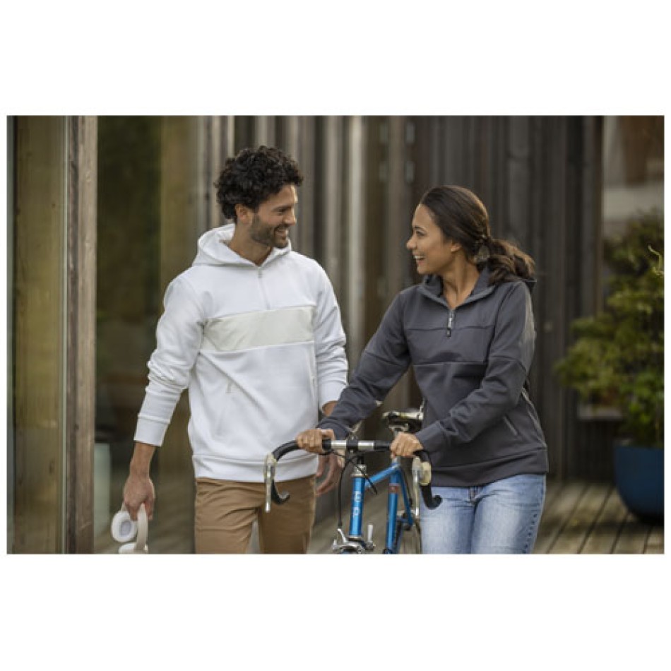 Felpa anorak con cappuccio da donna a mezza zip Sayan - Gadget.it - 