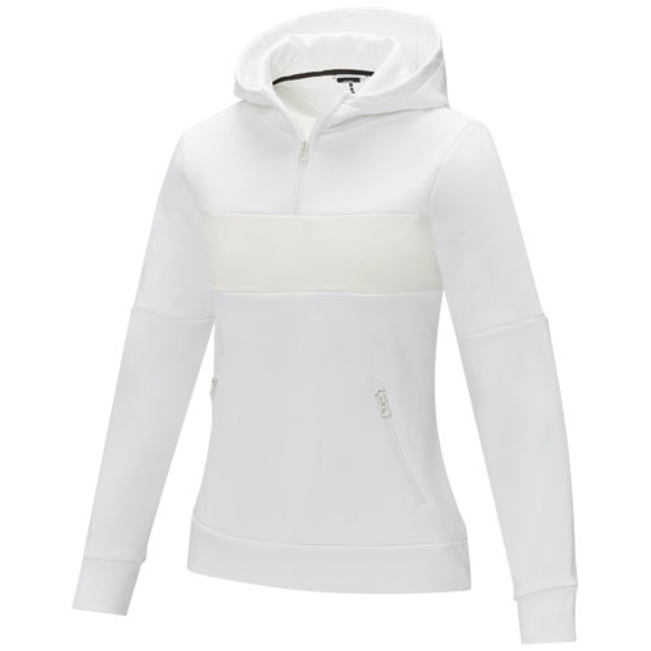 Felpa anorak con cappuccio da donna a mezza zip Sayan - Gadget.it - 