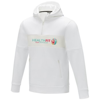 Felpa anorak con cappuccio da uomo a mezza zip Sayan - Gadget.it - 