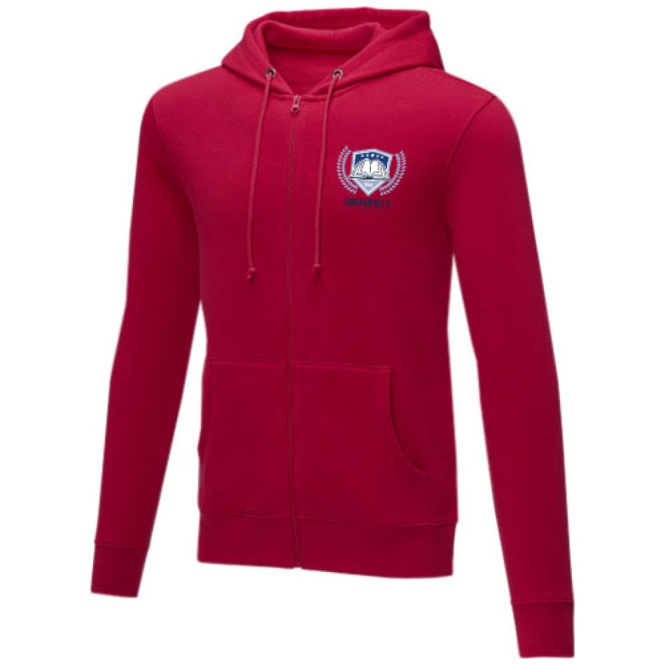 Felpa Theron con cappuccio full zip da uomo - Gadget.it - 