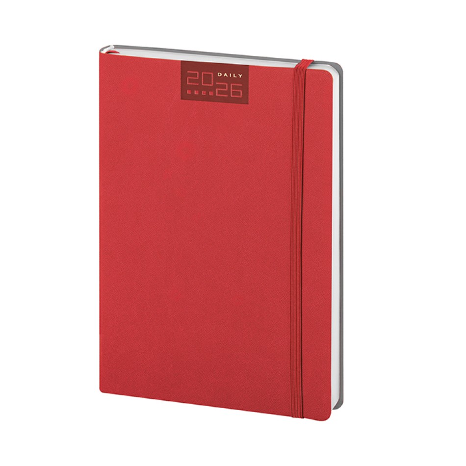 Agenda Bigiornaliera 14x20,5  - Gadget.it - Agenda Bigiornaliera Flessibile Multilingue con Sezione Appunti 14x20,5 cm
