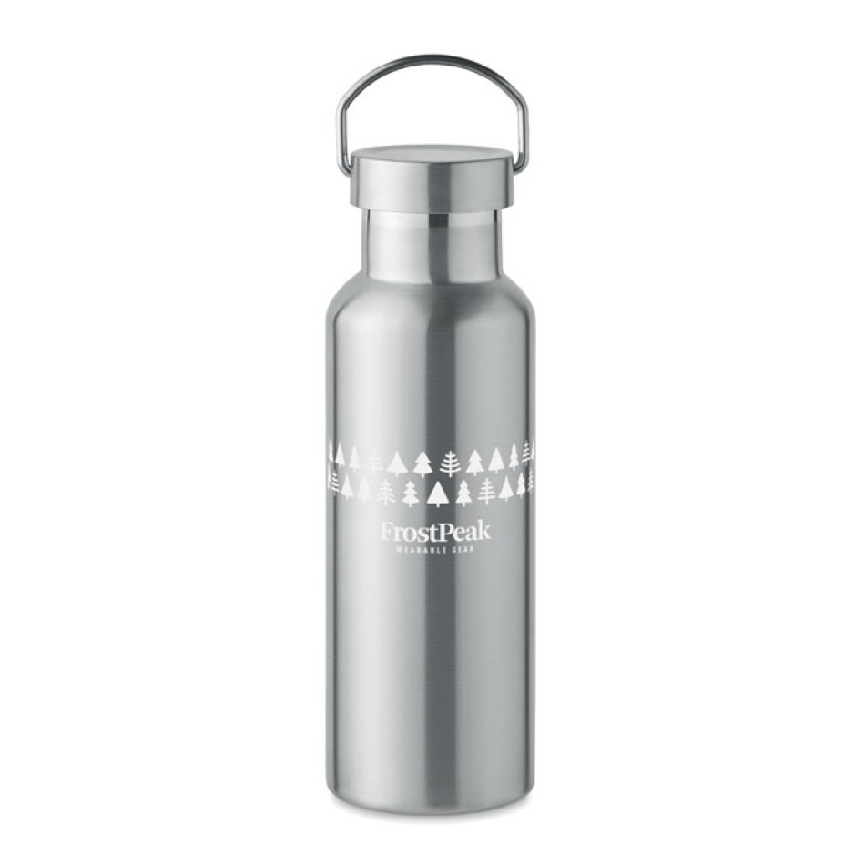 Bottiglia in acciaio inox riciclato 500ml - FLORENCE - Gadget.it - 