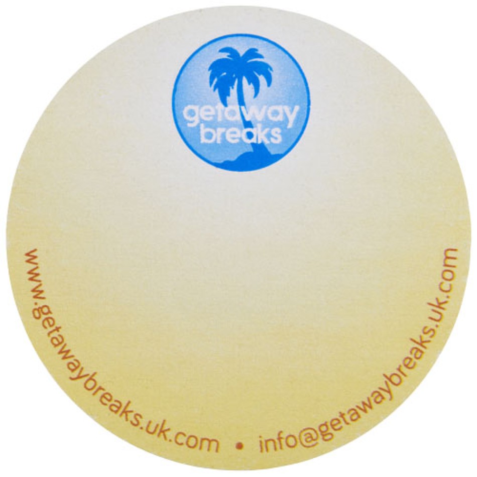 Foglietti adesivi in carta riciclata a forma rotonda Sticky-Mate® - Gadget.it - 