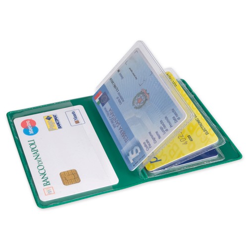 Portacard a 6 Tasche Personalizzabile per Carte, Badge e Tessere Aziendali - Gadget.it - Portacard Personalizzato a 6 Tasche con Stampa Serigrafica o UV