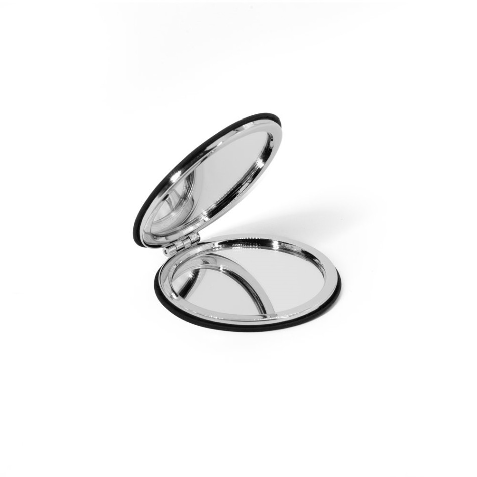 FREYA. Specchio rotondo bifacciale con esterno in PU opaco - Gadget.it - 
