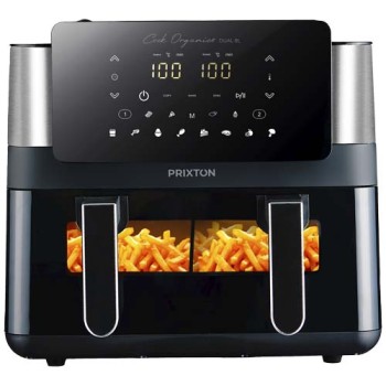 Friggitrice ad aria da 8 litri con doppio cestello Prixton Cook Organics - Gadget.it - 