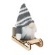 FROSTY SLEIGH - Gnomo su slitta di legno - Gadget.it - 
