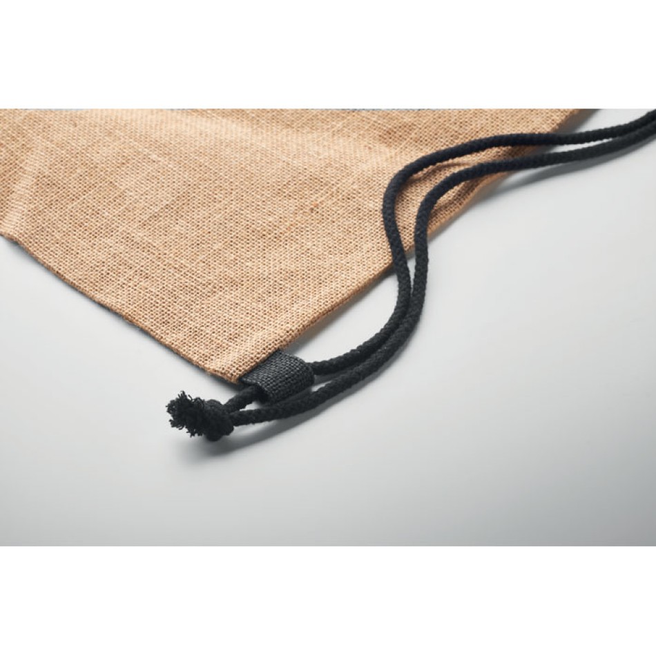 Sacca con coulisse in juta - FUKURO - Gadget.it - 