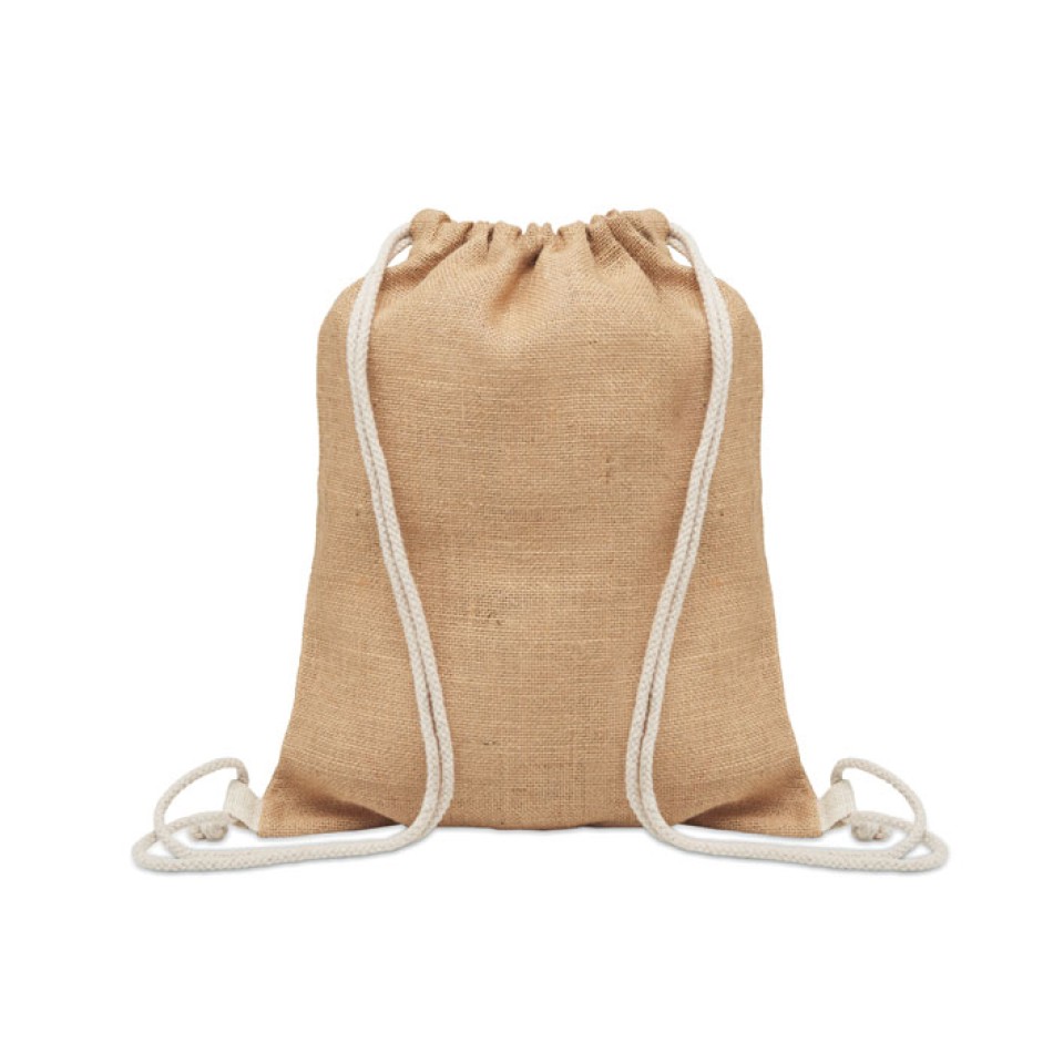 Sacca con coulisse in juta - FUKURO - Gadget.it - 