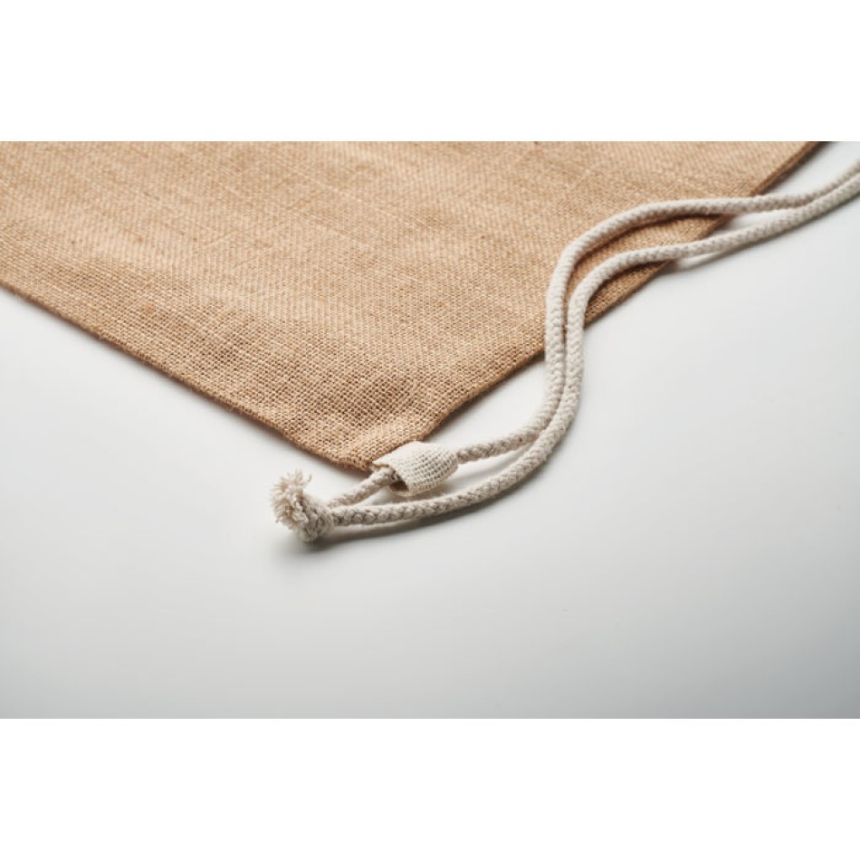 Sacca con coulisse in juta - FUKURO - Gadget.it - 